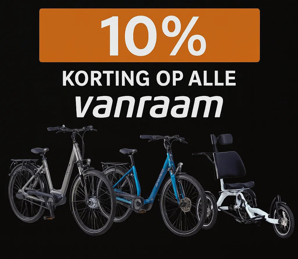 10% korting op alle vanraam fietsen ebike gelderland blackfriday 2025 ebike gelderland