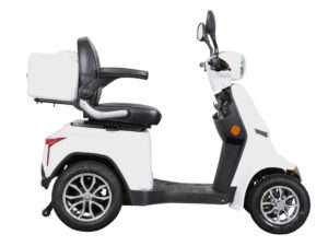 e-tors t40 uitgevoerd in het wit zijkant van het voertuig ebike gelderland