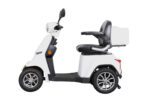 e-tors t40 uitgevoerd in het wit zijkant van het voertuig met oranje reflector ebike gelderland