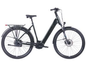 levit beleco 1 lowstep in de kleur obsidian als zijaanzicht ebike gelderland