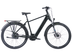 levit beleco 1 overstep in de kleur obsidian als zijaanzicht ebike gelderland