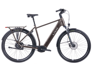 levit beleco 3 overstep in de kleur allspice zijaanzicht van de fiets ebike gelderland