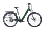 levit beleco 7 lowstep in de kleur emerald zijaanzicht van de fiets ebike gelderland