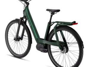 tenways ago t in de kleur groen schuin aanzicht van de fiets ebike gelderland