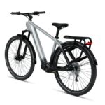 tenways ago x in de kleur starlight silver schuin achter aanzicht van de achterkant kant van de fiets ebike gelderland