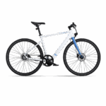 tenways cgo600 in de kleur blauw zijaanzicht van de fiets ebike gelderland