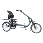 van raam easy rider driewielfiets in de kleur blauw zijaanzicht van de fiets ebike gelderland