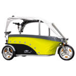 van raam gocab in de kleur geel zijaanzicht van de fiets ebike gelderland