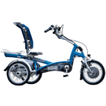 van raam junior easy rider small in de kleur blauw zijaanzicht van de fiets ebike gelderland