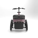 van raam thuja in de kleur taupe voorkant van de fiets ebike gelderland