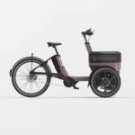 van raam thuja in de kleur taupe zijkant van de fiets ebike gelderland