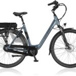 vandijck ceres in de kleur blauw zijaanzicht van de fiets ebike gelderland