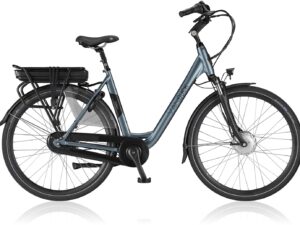 vandijck ceres in de kleur blauw zijaanzicht van de fiets ebike gelderland