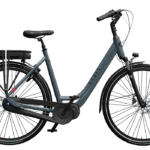 vyber ride e1 lite in de kleur grijs zijaanzicht van de fiets ebike gelderland