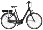 vyber ride e1 plus in de kleur zwart zijkant van de fiets ebike gelderland