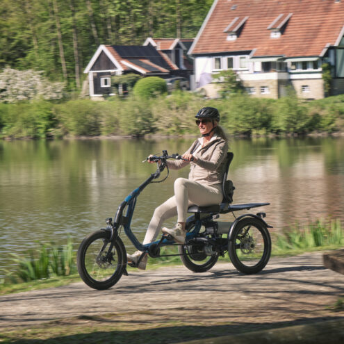 vanraam elektrische easy rider in de natuur ebike gelderland