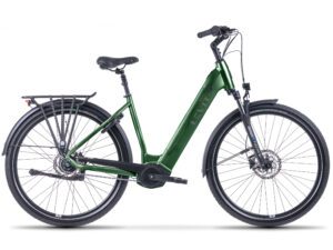 LEVIT BELECO 7 Lowstep 2025 emerald elektrische fiets met lage instap in zijaanzicht