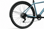 Cassette, ketting en achterderailleur van de TENWAYS CGO600 Plus New Edition Sky Blue