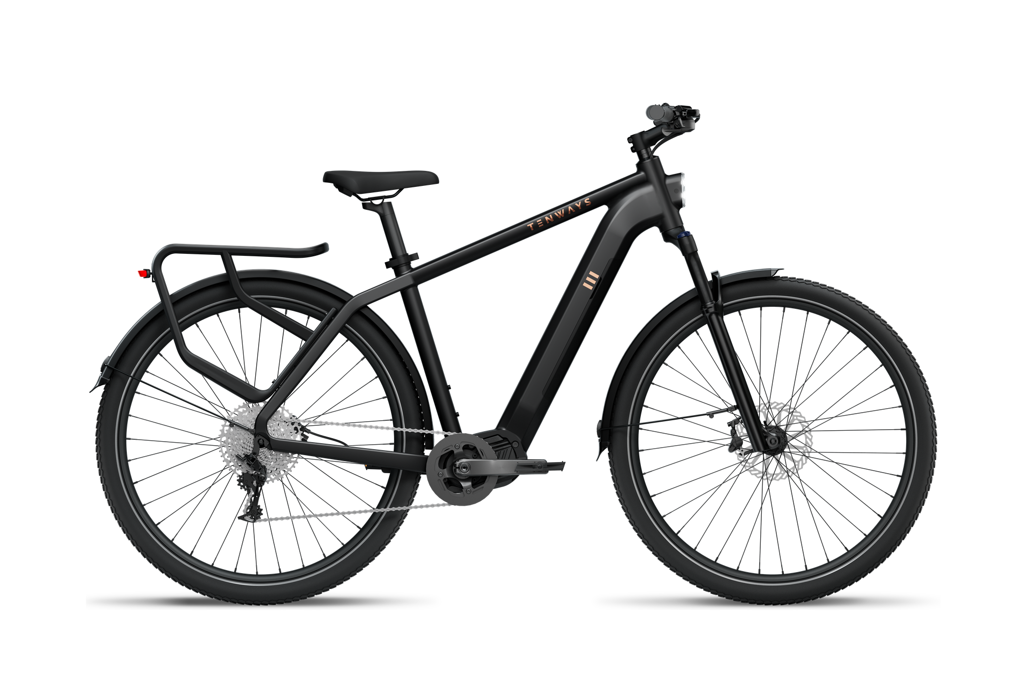 AGO X Midnight Black-1 TENWAYS AGO X Classic Edition Midnight Black in zijaanzicht