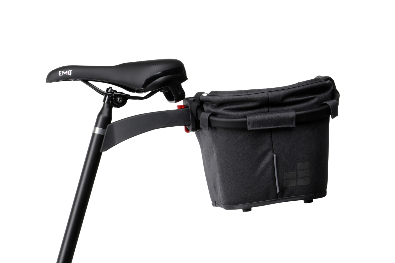 Rixen en Kaul zadelmand 15 liter voor EMQ elektrische vouwfiets