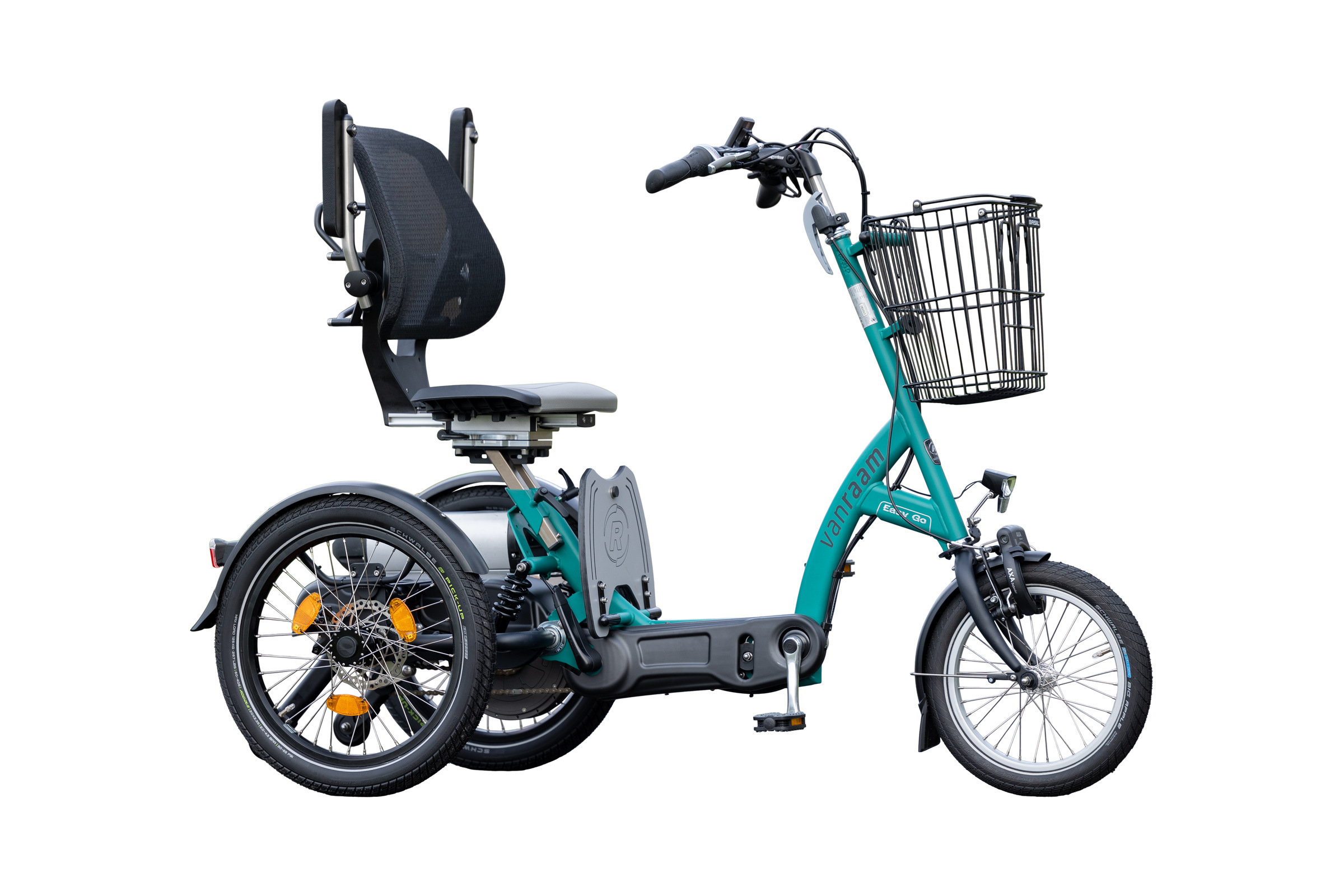 vanraam-easy-go-turkooisblauw vanRaam Easy Go scootmobielfiets - Afbeelding 1