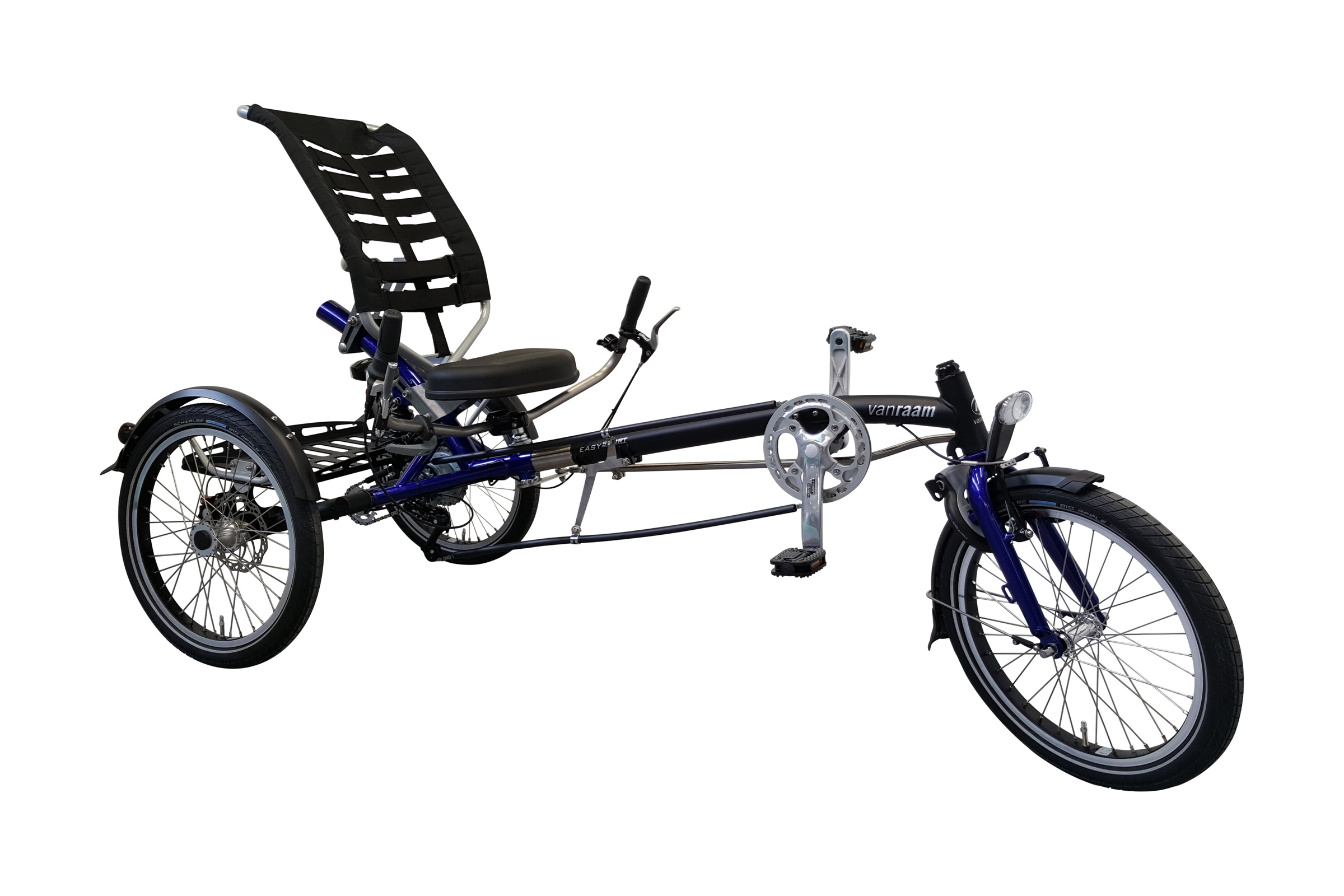vanraam-easy-sport-blauw vanRaam Easy Sport ligdriewieler - Afbeelding 1