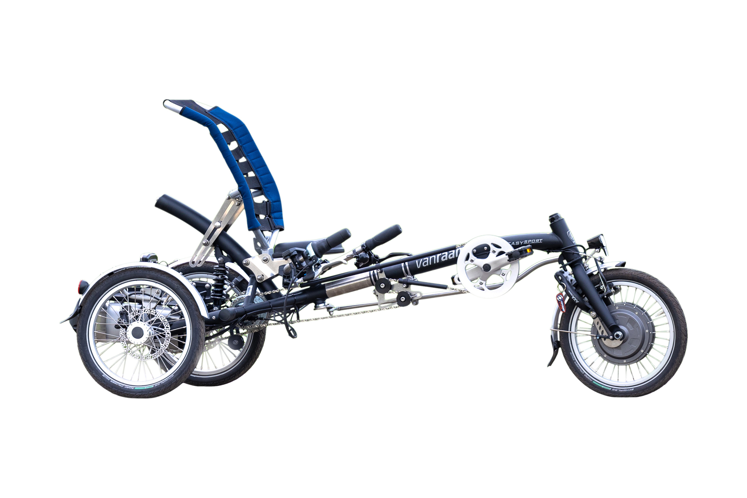 vanraam-easy-sport-small-donkerblauw-zilver vanRaam Easy Sport Small ligdriewieler - Afbeelding 1