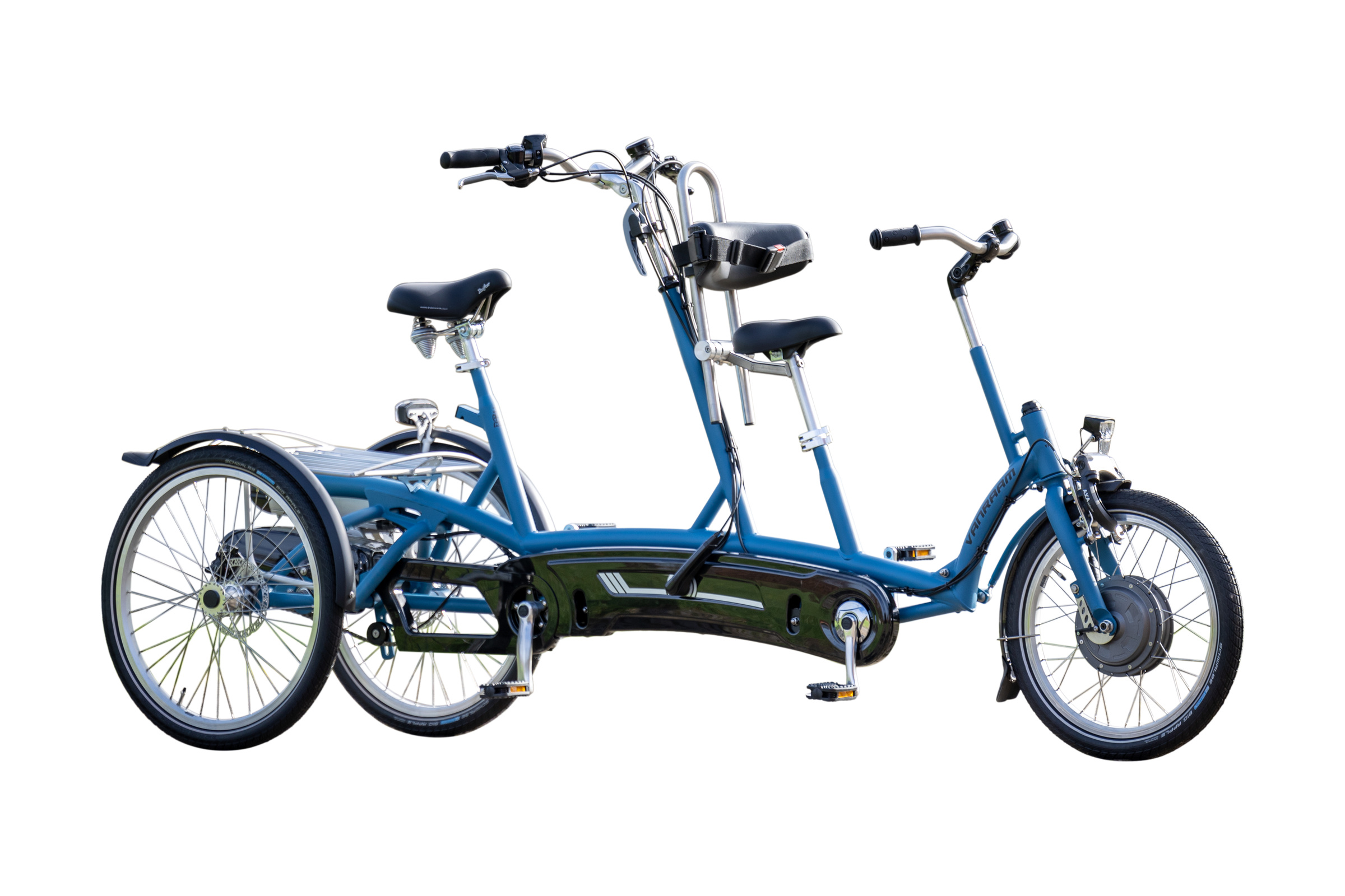vanraam-kivo-plus-azuurblauw-mat vanRaam Kivo Plus ouder-kindtandem - Afbeelding 1