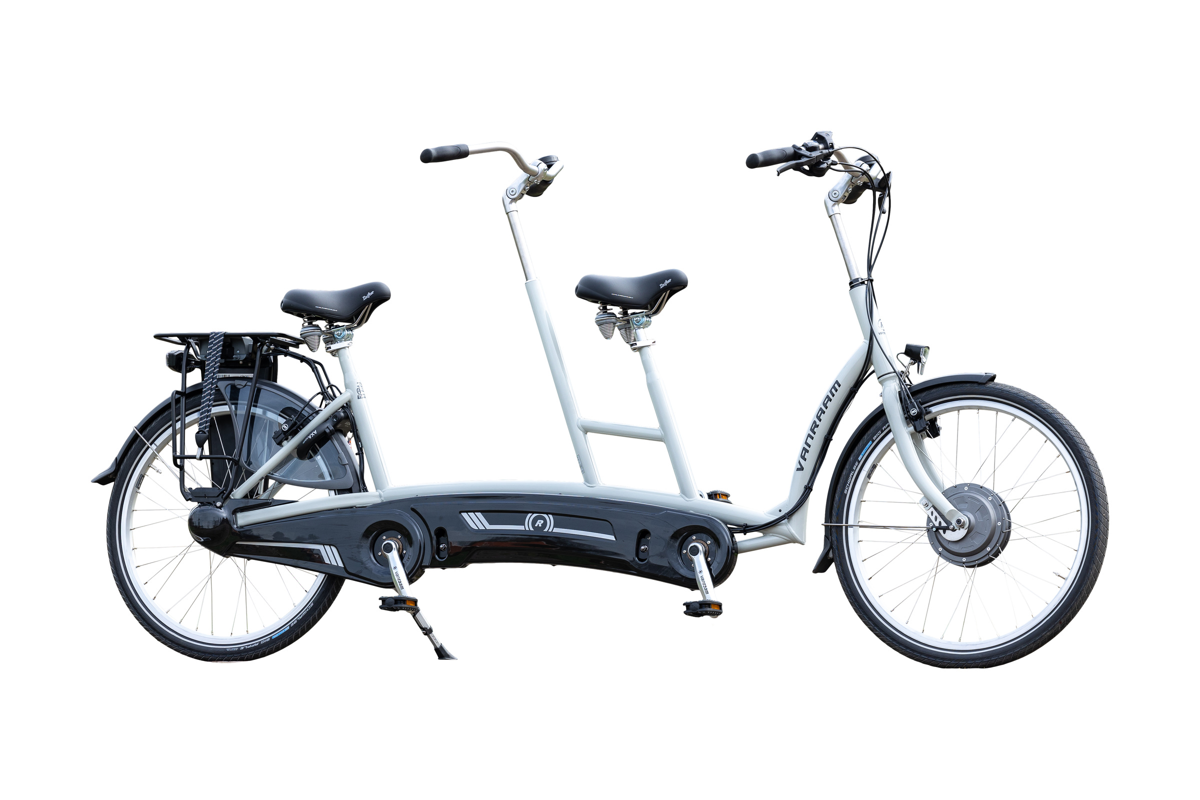 vanraam-twinny-agaatgrijs vanRaam Twinny tandem - Afbeelding 1