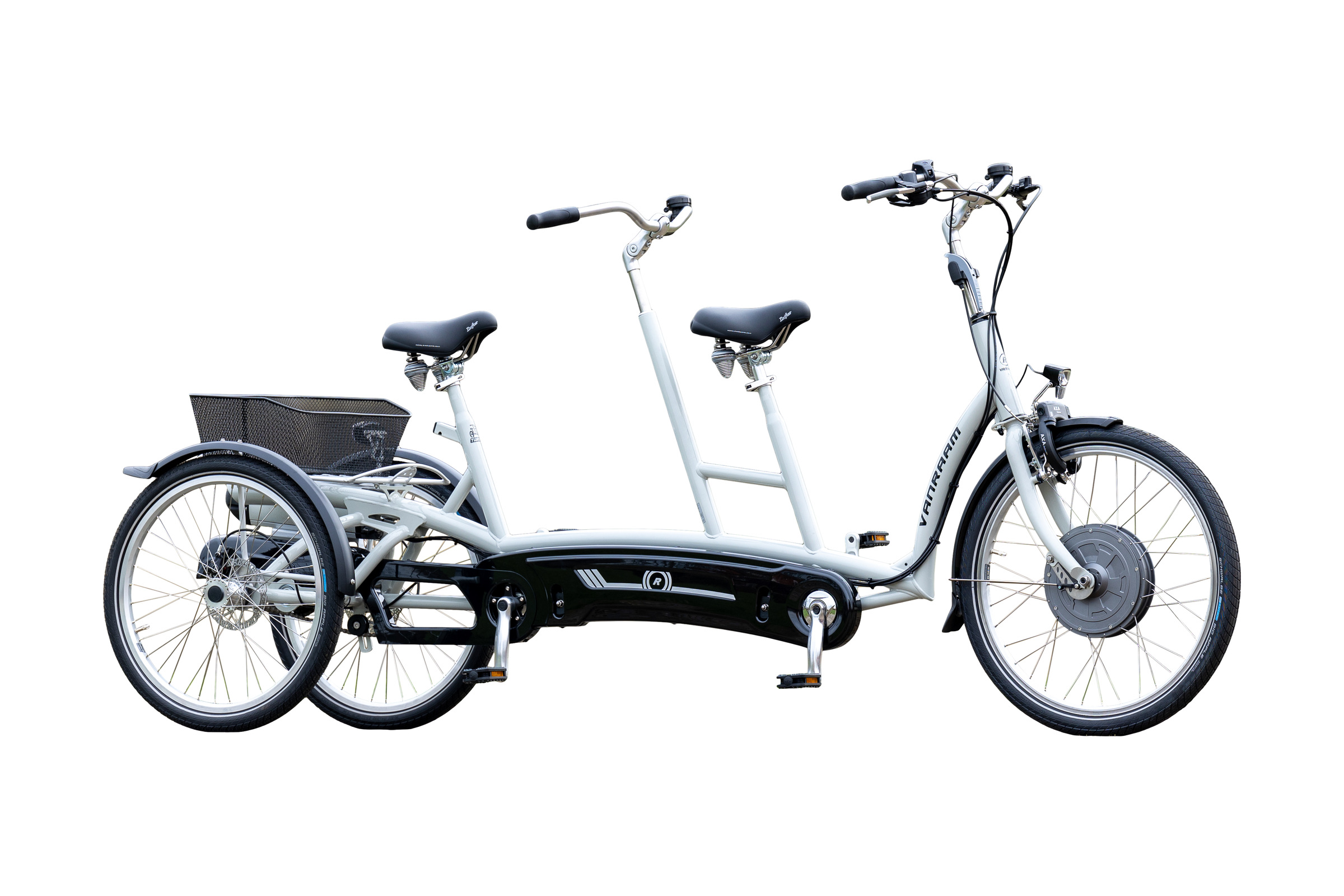 vanraam-twinny-plus-agaatgrijs vanRaam Twinny Plus driewieltandem - Afbeelding 1