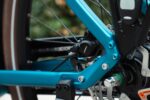 Achterrem met remklauw en remschijf van de Levit BELECO Sports lowstep Abbys.