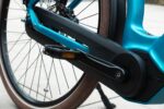 Kettingkast, crank en pedaal met reflector van de Levit BELECO Sports lowstep Abbys.