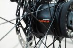 Shimano Nexus-versnellingsnaaf en achterremschijf van de Levit BELECO Premium Platinum.