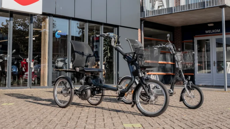 driewielfietsen-voor-winkel-ebike-gelderland vanRaam Easy Riders voor de winkel van E-Bike Gelderland